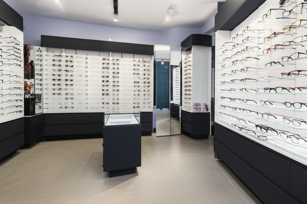 Maharashtra Opticians store interior